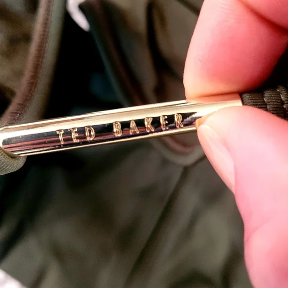 NWT Ted Baker Olive Green One Piece Halter Swimsuit 4 - Picture 5 of 9